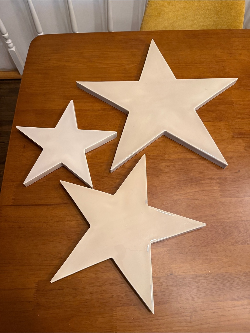 Pottery Barn Kids White Star Wall Décor Trio